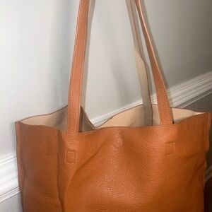 T-Shirt & Jeans Reversible Brown/Light brown Tote Used